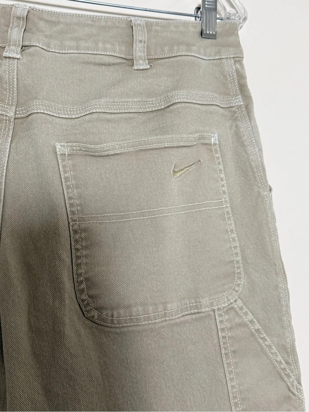 Nike Life Men’s Premium Carpenter Pants Khaki Twill Workwear 32 M - Picture 4 of 10